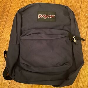 NWOT JanSport Classic Navy Backpack